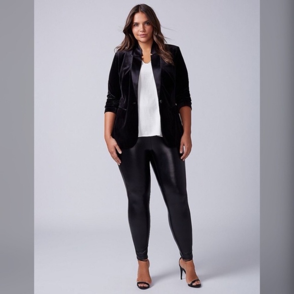 Lane Bryant Velvet Blazer -BNWT